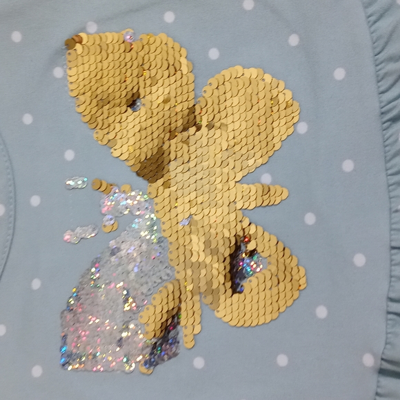 (LITTLE GIRL SIZE 4) FREESTYLE BUTTERFLY DRESS - Picture 4 of 5